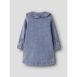 Name It Medium Blue Denim Nmfgia Dnm Ls Kjole 2221-Iz D