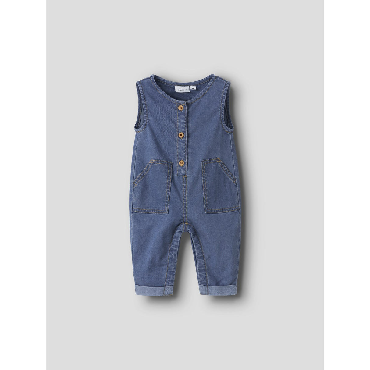 Name It Medium Blue Denim Nbmeddie Taske Dnm Overall 1103-Yb F
