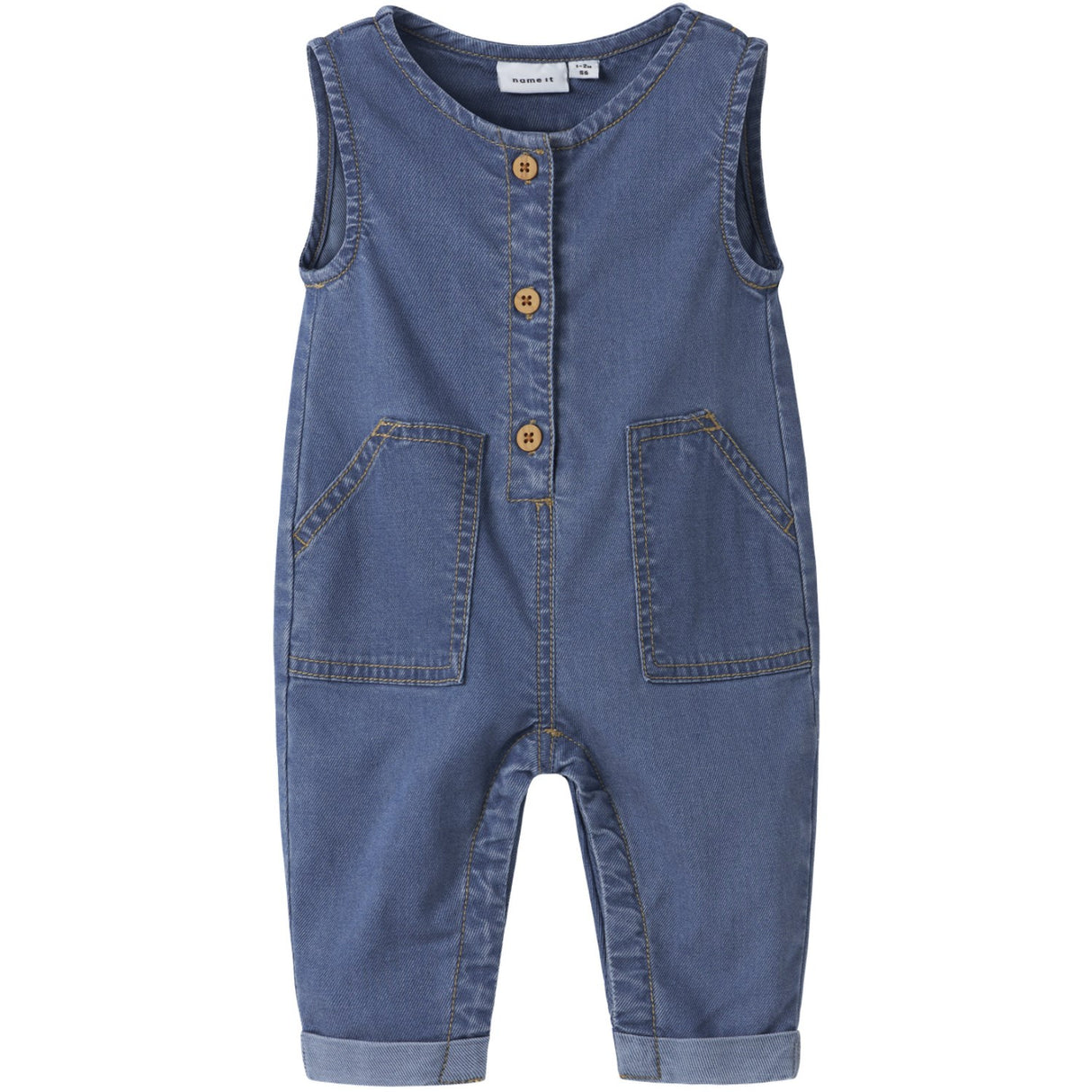 Name It Medium Blue Denim Nbmeddie Taske Dnm Overall 1103-Yb F