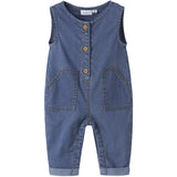 Name It Medium Blue Denim Nbmeddie Taske Dnm Overall 1103-Yb F