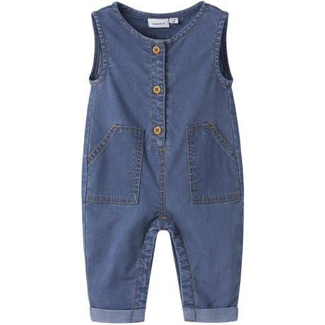 Name It Medium Blue Denim Nbmeddie Taske Dnm Overall 1103-Yb F