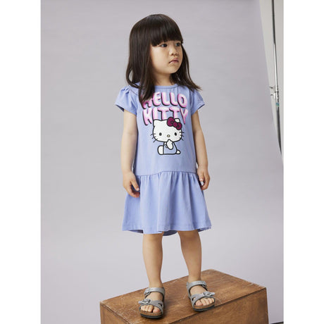 Name It Purple Impression Nmffidi Hellok Ss Kjole Sky