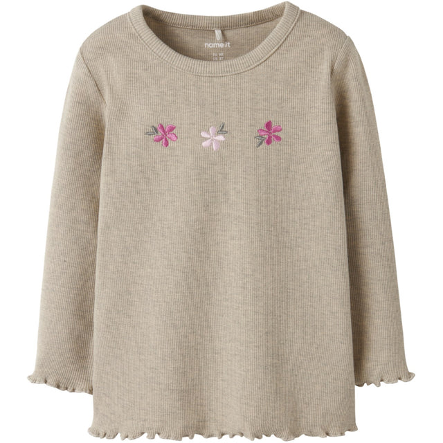 Name It Peyote Melange Nmfdari Ls Slim Top