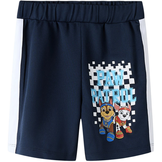 Name It Navy Blazer Nmmmargo Paw Long Nreg Poly Shorts Cplg