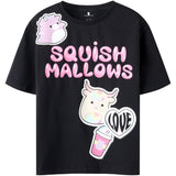 Name It Black Nkfmosa Squish Nreg Ss Top Box Bfu