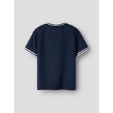 Name It Navy Blazer Nmmmargo Paw Ss Nreg Poly Top Cplg