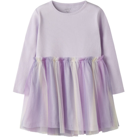 Name It Lavender Fog Nmfdotiana Ls Kjole