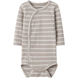 Name It Chateau Gray Nbnosuppa Ls Slå-om Body