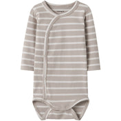 Name It Chateau Gray Nbnosuppa Ls Slå-om Body