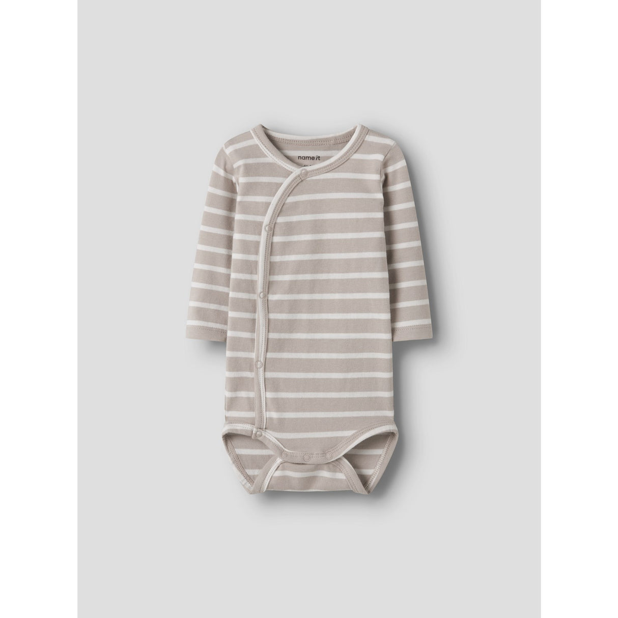 Name It Chateau Gray Nbnosuppa Ls Slå-om Body