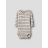 Name It Chateau Gray Nbnosuppa Ls Slå-om Body