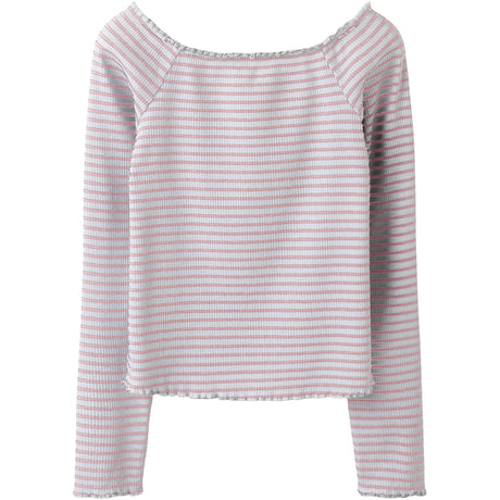 Name It Cradle Pink Bright White Nkfforta Ls Slim Top