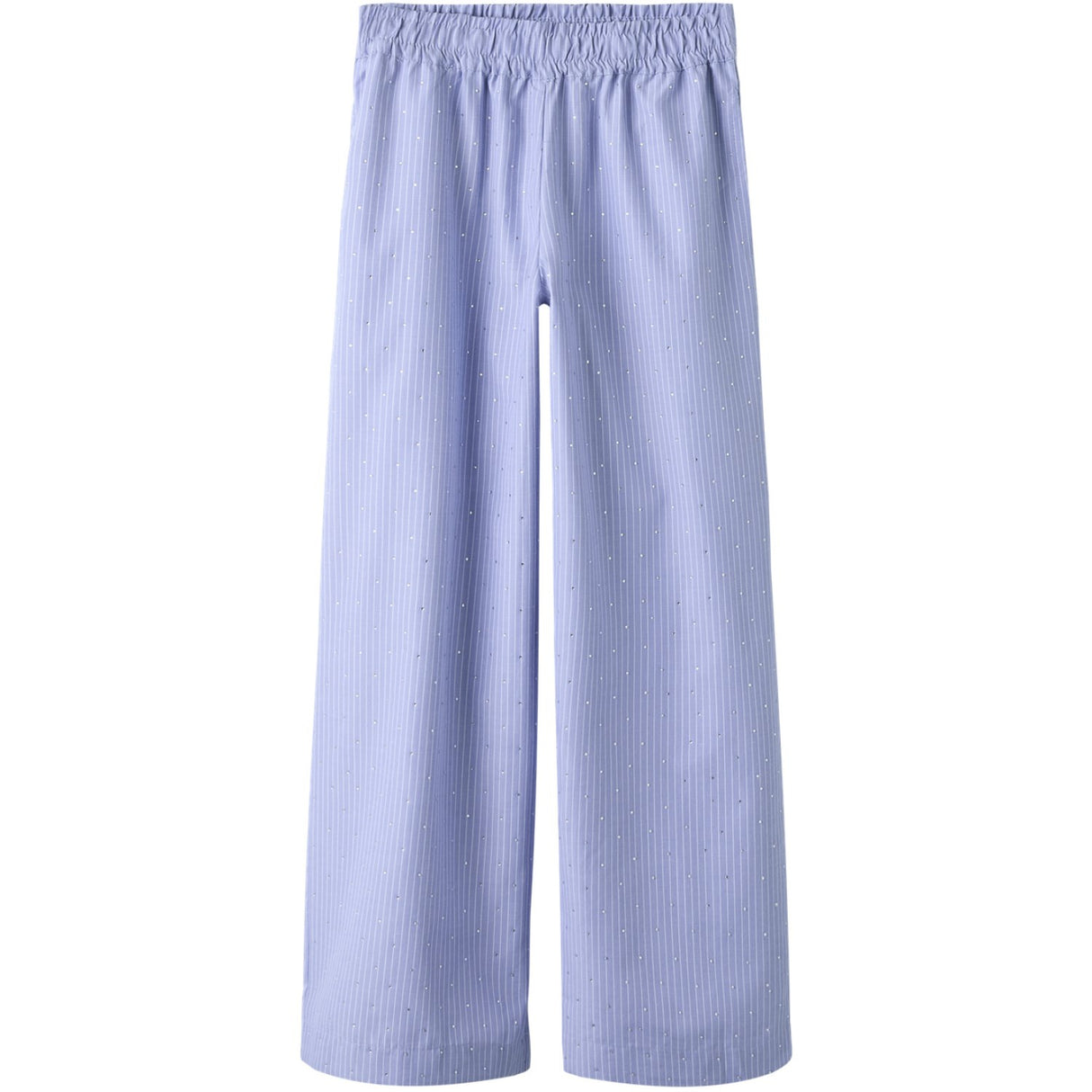 Name It Purple Impression Rainstone Nkffloritta Wide Bukser