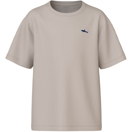 Name It Chateau Gray Shark Embroidery Nkmvimpel Ss Nreg Top