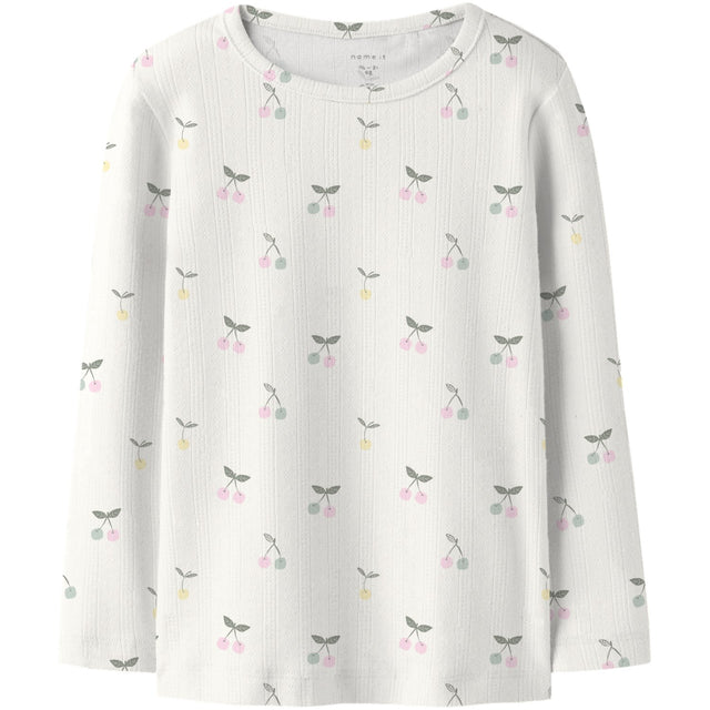 Name It Cloud Dancer Nmfficherry Ls Slim Top