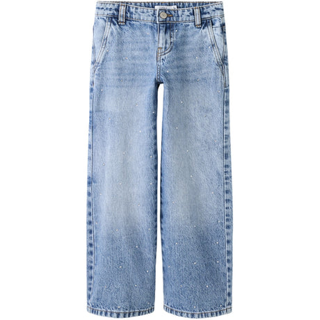 Name It Light Blue Denim Rhine Nkfrose Wide Rhine Jeans 1133-Ac D
