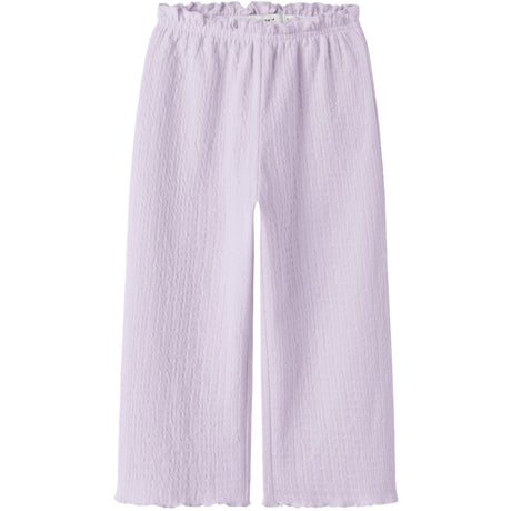 Name It Lavender Fog Nkffilura Wide Bukser