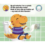 Forlaget Tukan Papbog Med Håndtag: Lille Dino Skal På Toilettet!