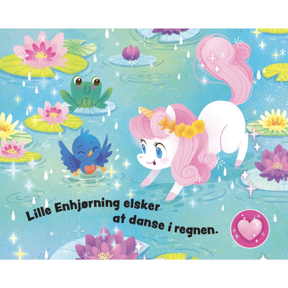 Forlaget Tukan Papbog Med Håndtag: Lille Søde Enhjørning