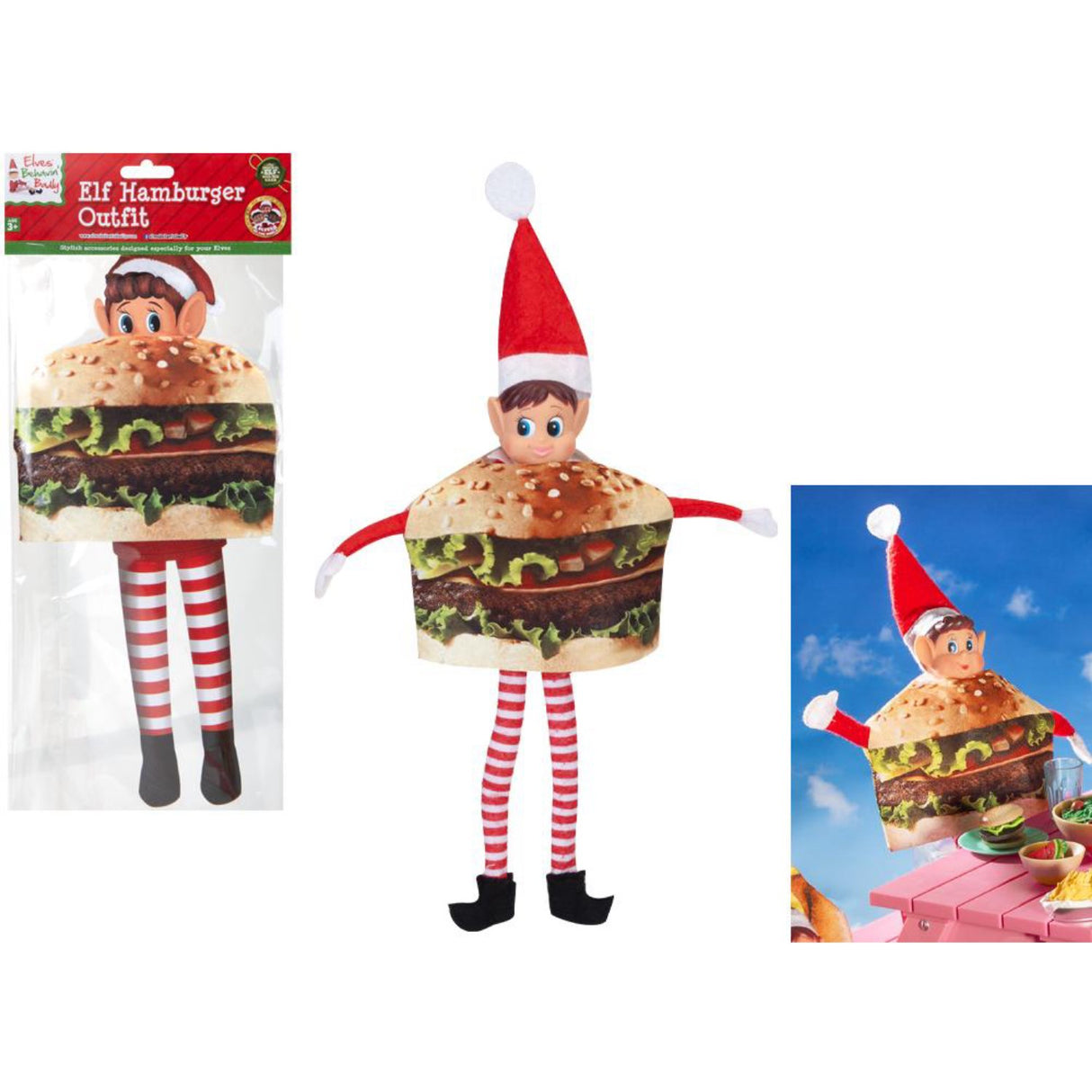 Elves Behavin' Badley Elf Burger Kostume