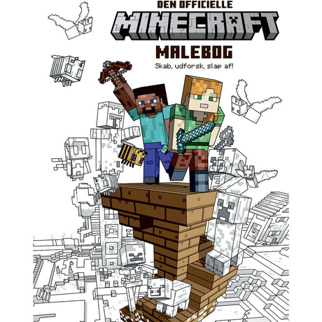 Forlaget Tukan Den Officielle Minecraft Malebog