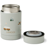 LIEWOOD Vehicles/Dove Blue Mix Nadja Food Jar