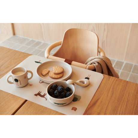 LIEWOOD Safari Sandy Mix Vivi Printed Spise Sæt