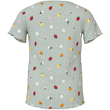 Name It Pale Aqua Fruit Flowers Nmfvemia Aop Ss Slim Top