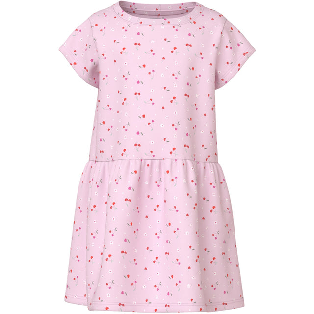 Name It Cradle Pink Heart Cherries Nmfvilinse Capsl Kjole