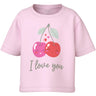 Name It Cradle Pink Cherry Love Nmfvilinse Ss Nreg Kort Top