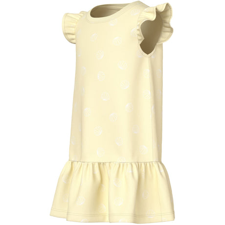 Name It Pear Sorbet Sea Shells White Nmfvida Capsl Kjole