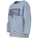 Name It Blue Fog Football Nmmvilasse Ls Nreg Top