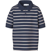 Name It Navy Blazer Chateau Gray Nmmvolo Ss Nreg Polo