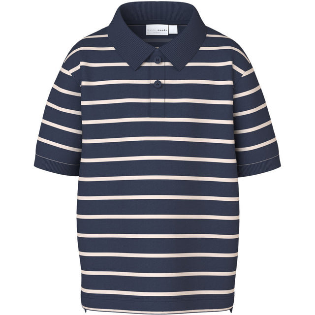 Name It Navy Blazer Chateau Gray Nmmvolo Ss Nreg Polo