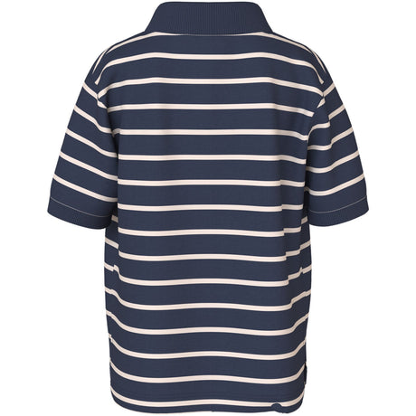 Name It Navy Blazer Chateau Gray Nmmvolo Ss Nreg Polo