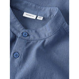 Name It Vintage Indigo Nkmfalinnen Ss Skjorte