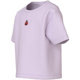 Name It Lavender Fog Ladybug Embroidery Nmfvictoria Ss Nreg Top
