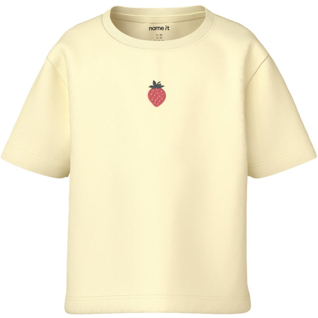 Name It Pear Sorbet Strawberry Embroidery Nmfvictoria Ss Nreg Top