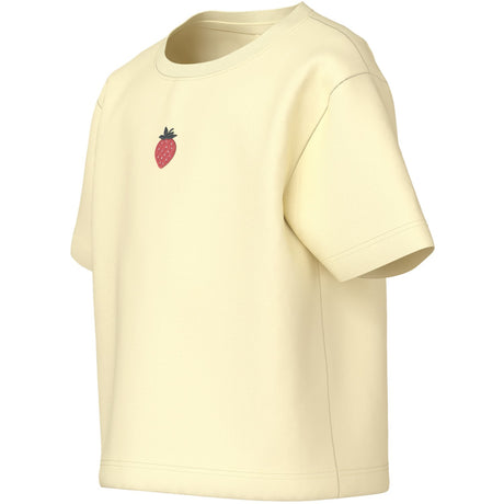 Name It Pear Sorbet Strawberry Embroidery Nmfvictoria Ss Nreg Top