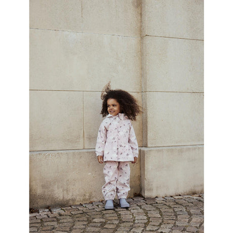 Name It Keepsake Lilac Swan Nmfdry10 Rain Sæt Aop Fo