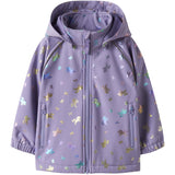 Name It Sunlit Allium Bow Nmfalfa08 Softshell Jakke Foil Aop Fo