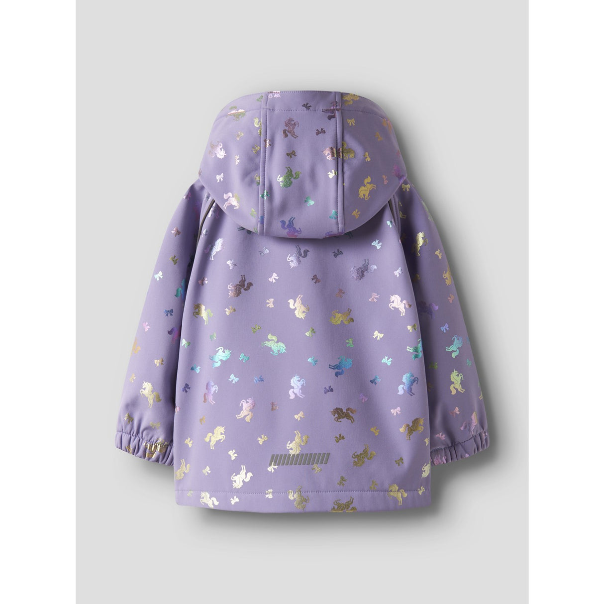 Name It Sunlit Allium Bow Nmfalfa08 Softshell Jakke Foil Aop Fo