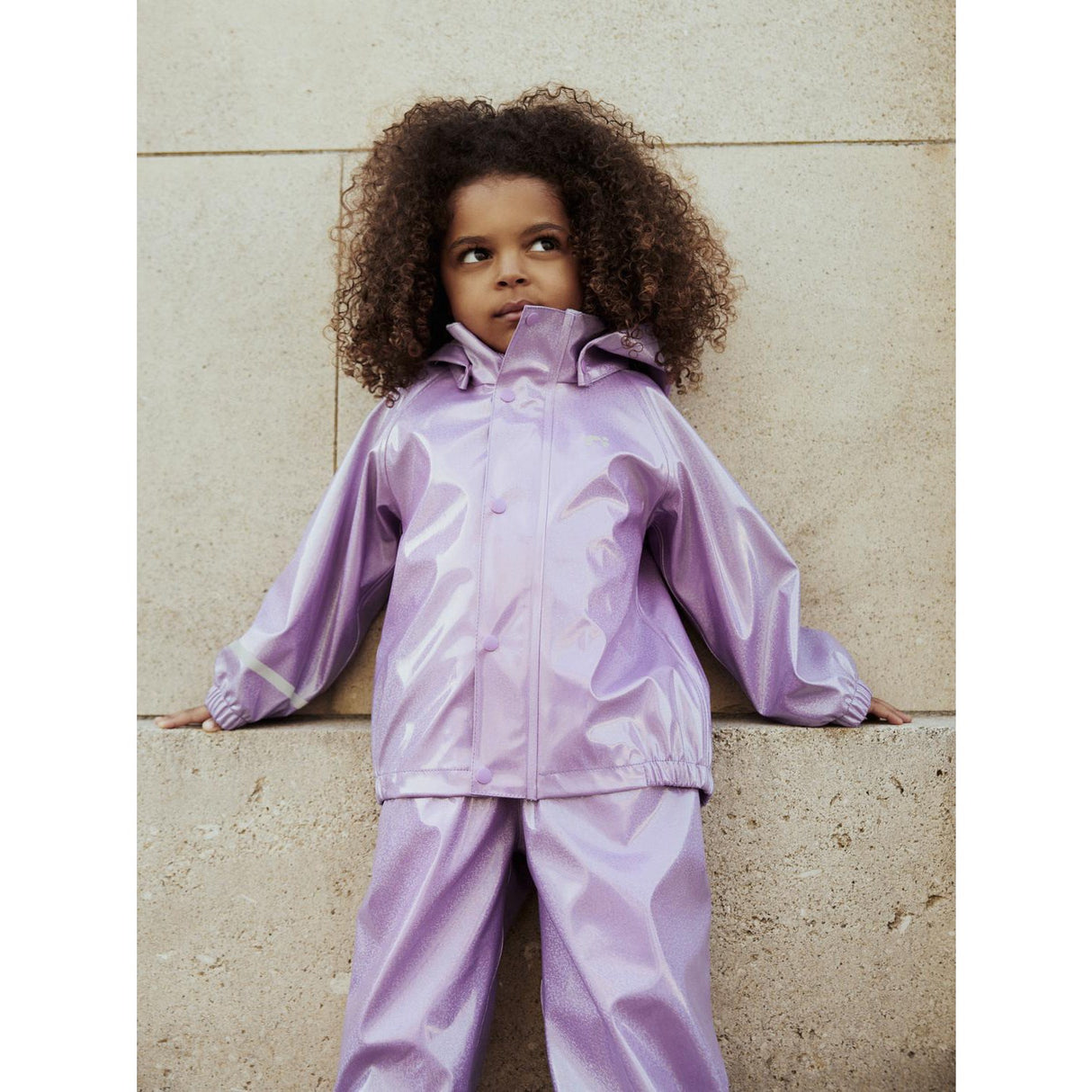 Name It Iris Orchid Nmfdry10 Rain Sæt Glitter Fo