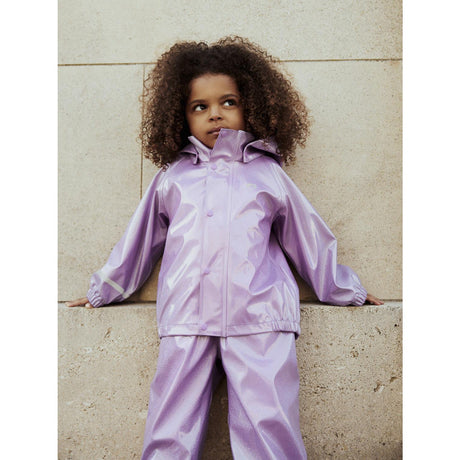 Name It Iris Orchid Nmfdry10 Rain Sæt Glitter Fo