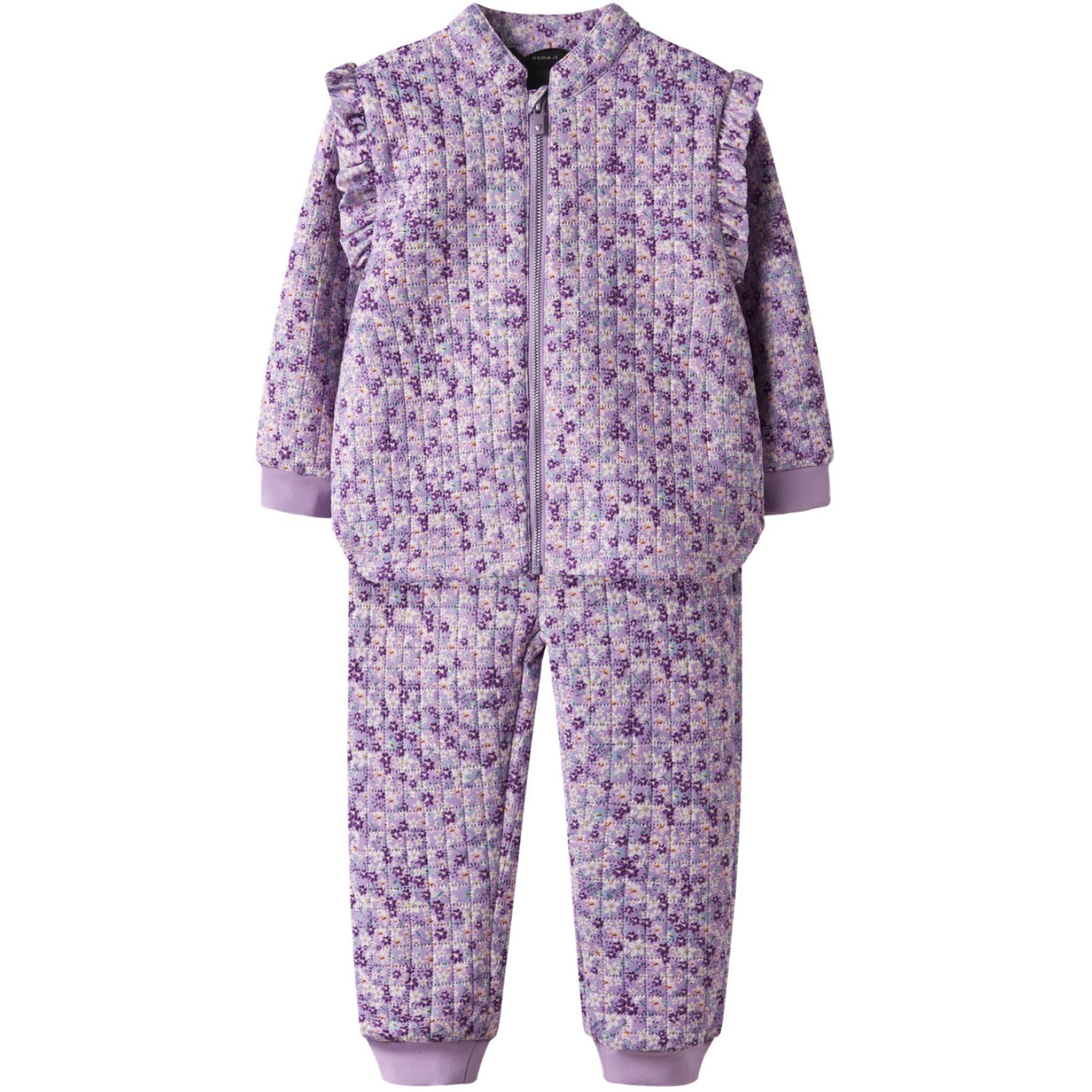 Name It Violet Tulle Nmfmoon Quiltet Sæt Aop 1Fo