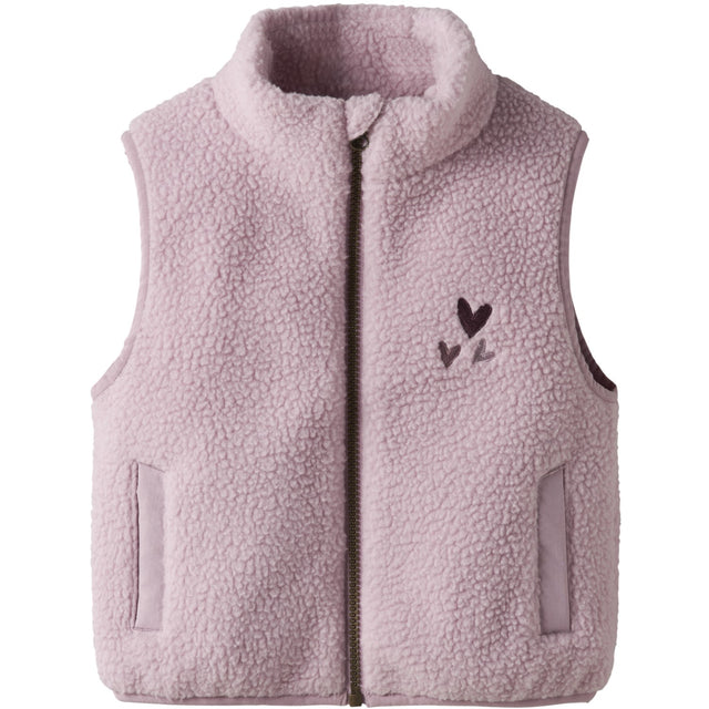 Name It Keepsake Lilac Nmfmall Sherpa Vest
