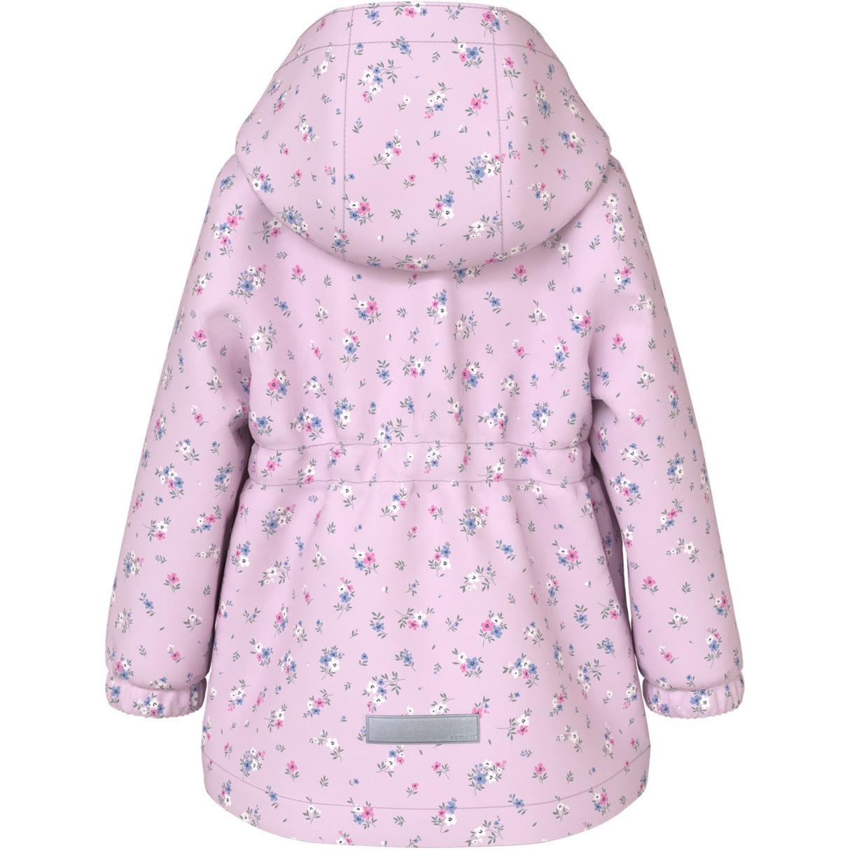 Name It Lilac Snow 4 Floral Patchwork Nmfmaxi Jakke Li Aop Noos