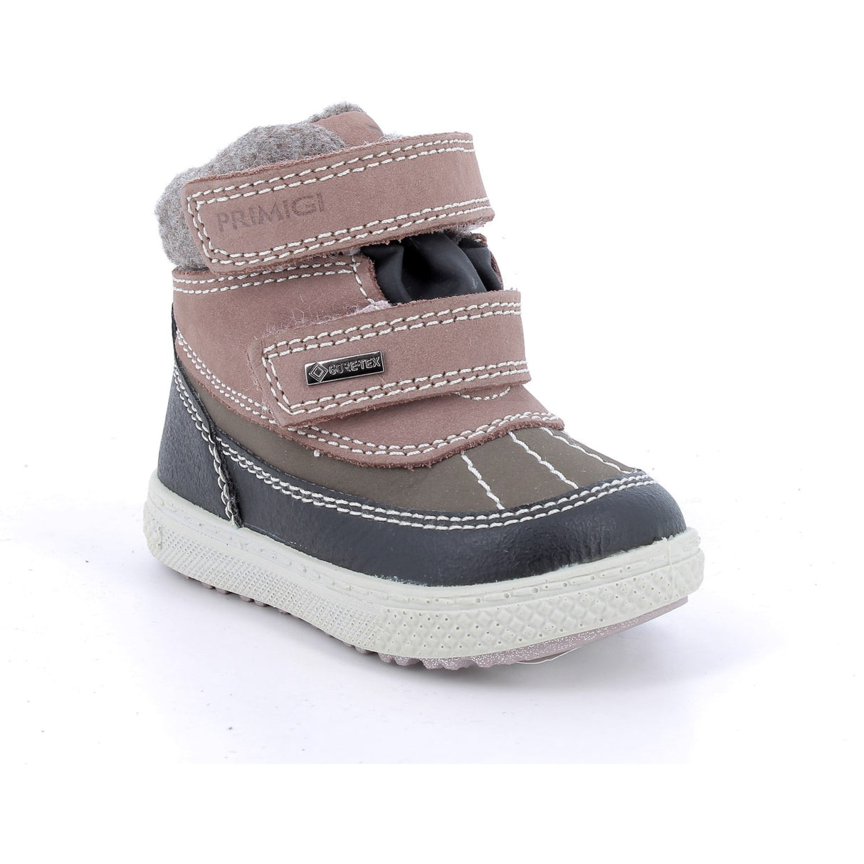 PRIMIGI Taupe/Ner/Beige Ankle Støvler