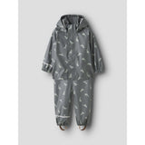 Name It Balsam Green Dino Nmmdry10 Rain Sæt Aop Fo