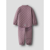 Name It Wistful Mauve Nmnchilly Quilt Sæt Fo Noos